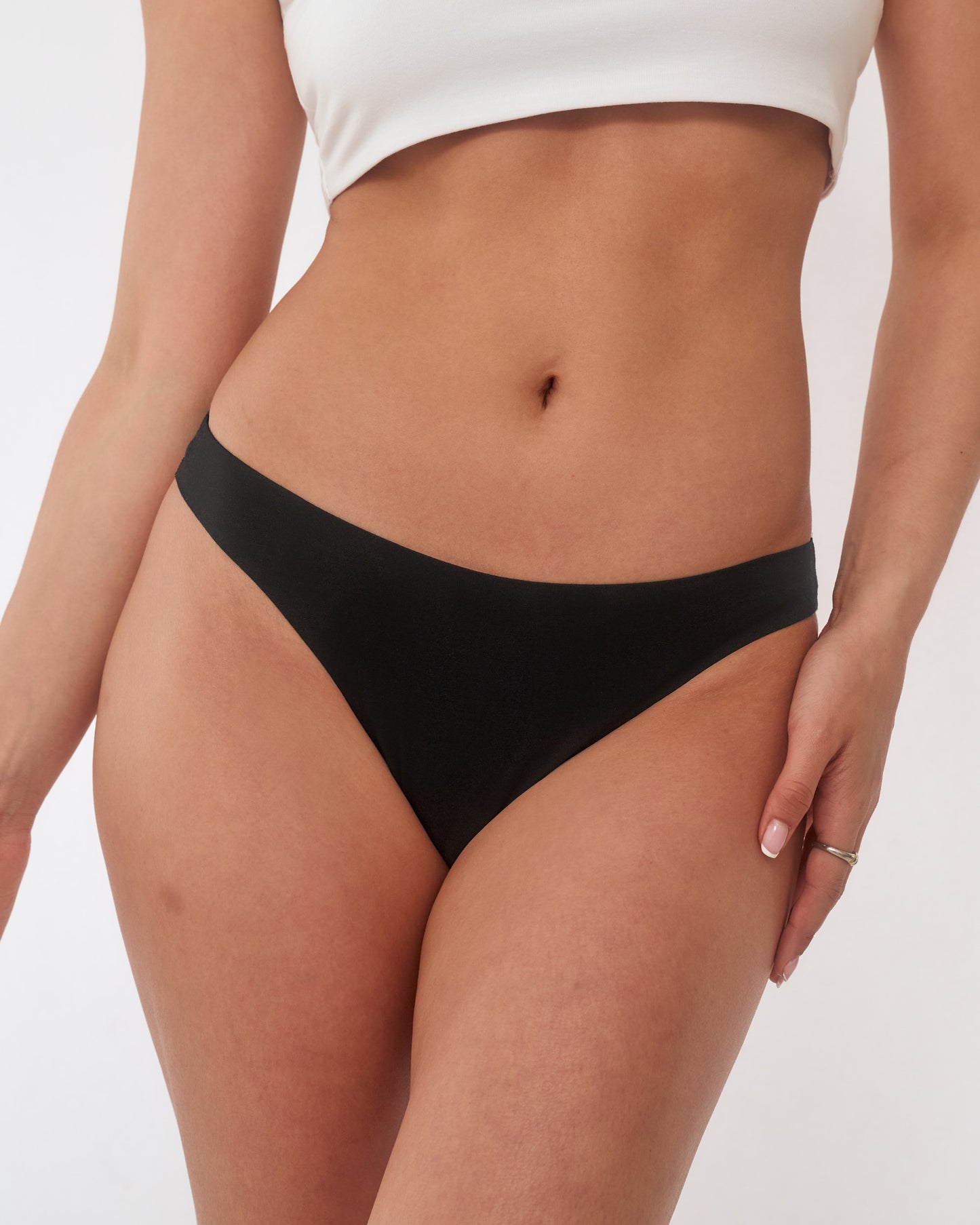 Bare Thong | Organic Cotton Seamless Breathable Underwear