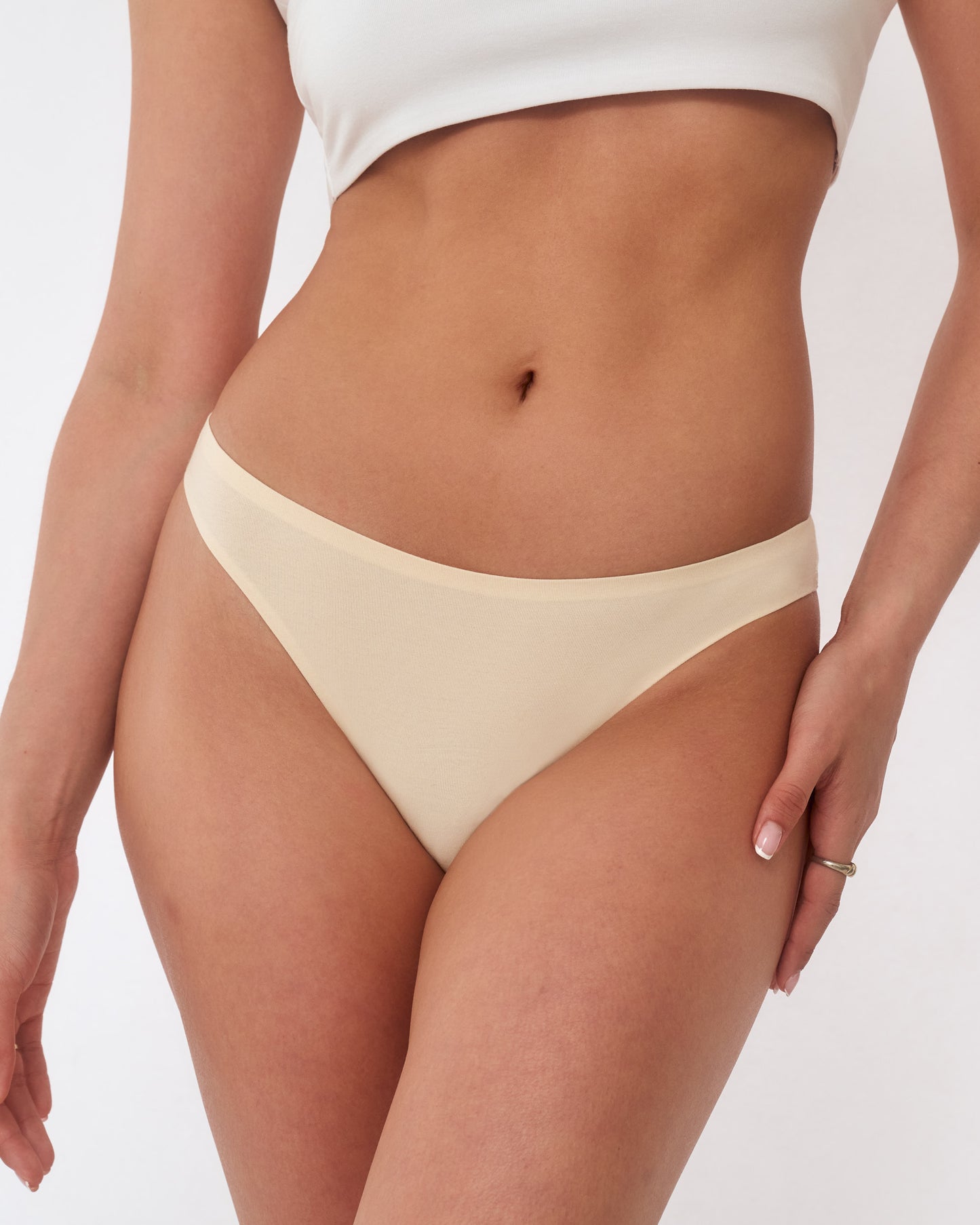 Bare Thong | Organic Cotton Seamless Breathable Underwear