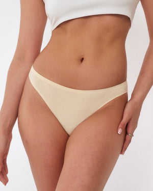 Bare Thong | Organic Cotton Seamless Breathable Underwear