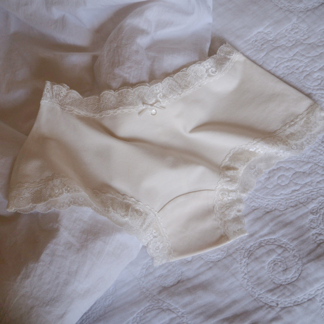 Boy Short Baddies | Organic Cotton and Lace Lingerie